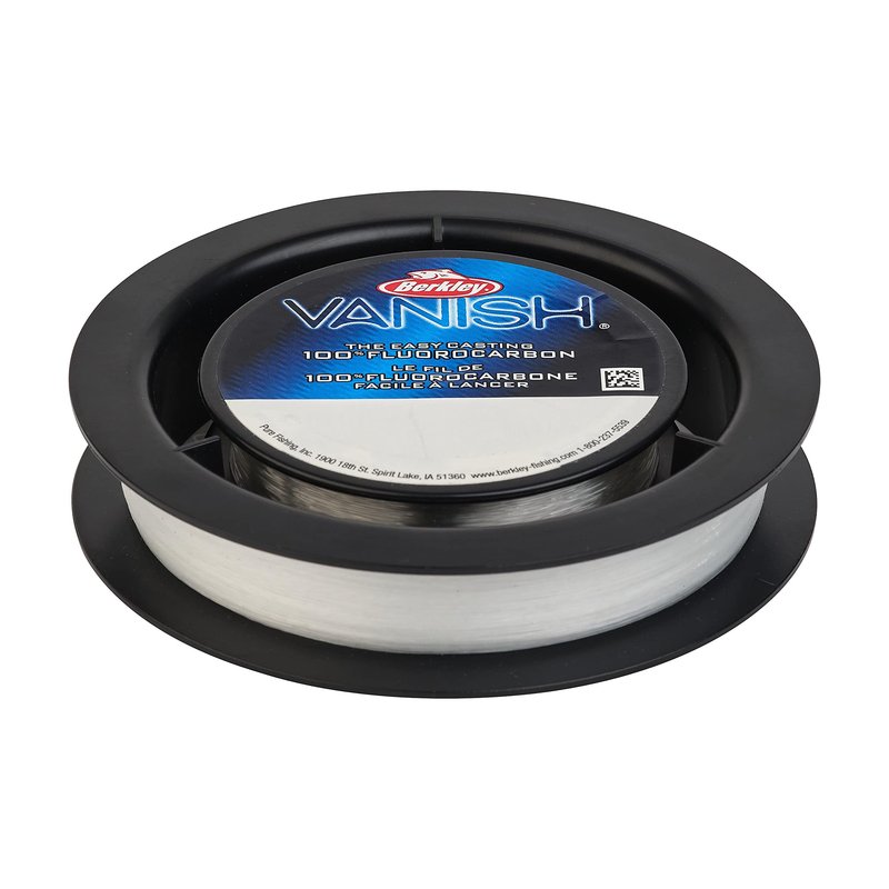 SpiderWire Ultracast Braid Vanish Fluorocarbon Dual Spool, 10lb Translucent Braid with 20lb Clear Fluoro Leader, 164yd | 150m