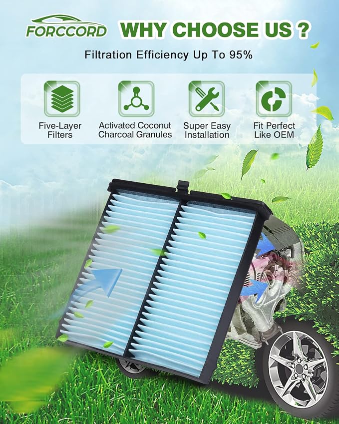 Cabin & Engine Air Filter Fit for Mazda 3, CX-50 Air Filter Kit