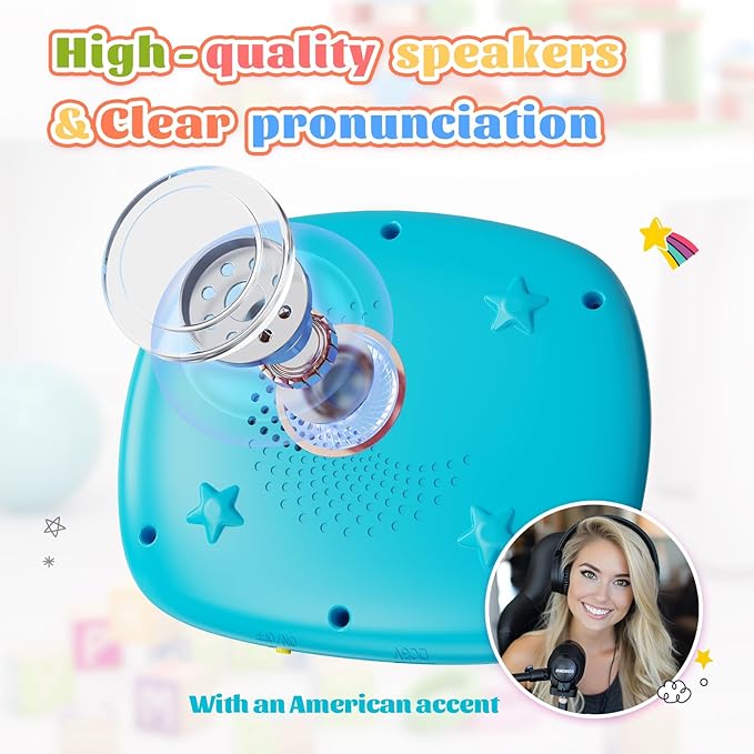 HOMESTEC Toddler Talking Flash Cards with 216 Double Sided Cards for Speech Therapy Learning for Ages 3 to 6 Featuring 24 Themes Short Sentences Real Sounds and Stories Easter Basket Stuffer for Kids