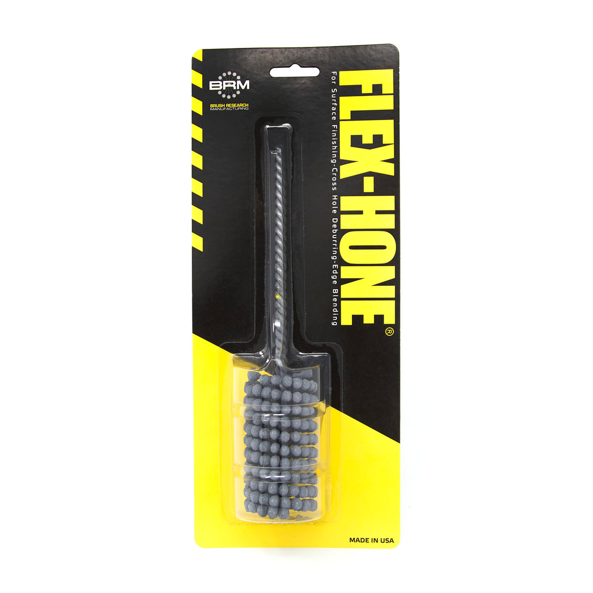 Brush Research BC11424 FLEX-HONE®, 1-1/4" (31.8mm) Diameter, 240 Grit, Silicon Carbide, For Mild Steel, Stainless Steel, Cast Iron and Softer Ferrous Materials