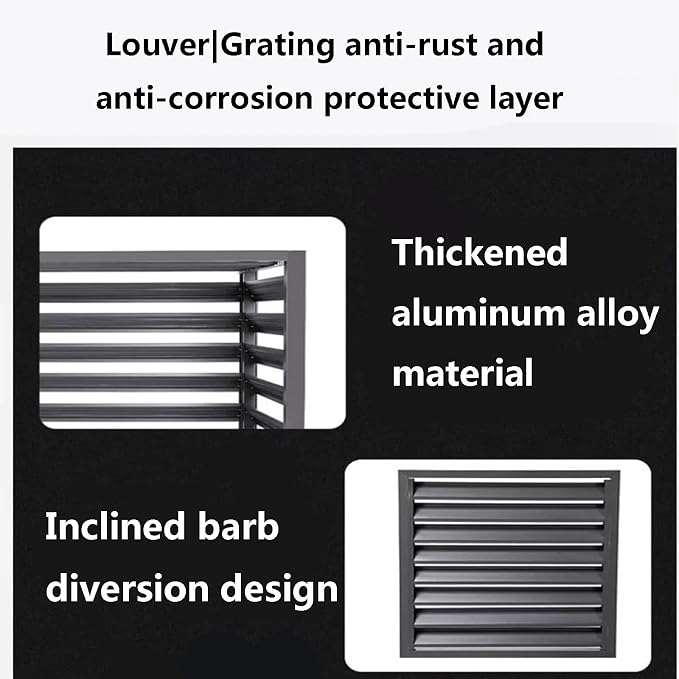 Aluminum Outdoor Condenser Protective Cover, freestanding Enclosure to Cover