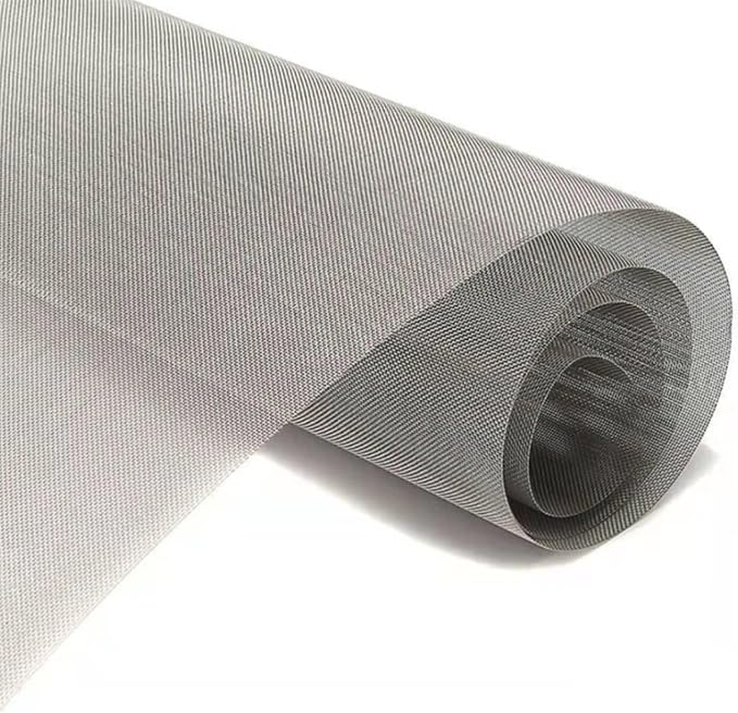 Stainless Steel Woven Wire Mesh, 304 Metal Mesh Sheet, 16 Mesh, Anti-Rust &