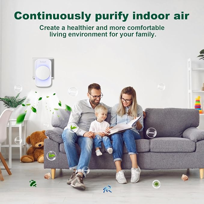 Air Ionizer for Home, Ionic Air Purifier Plug in