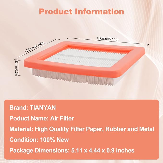 TIANYAN 17211-Z8B-901 Air Filter