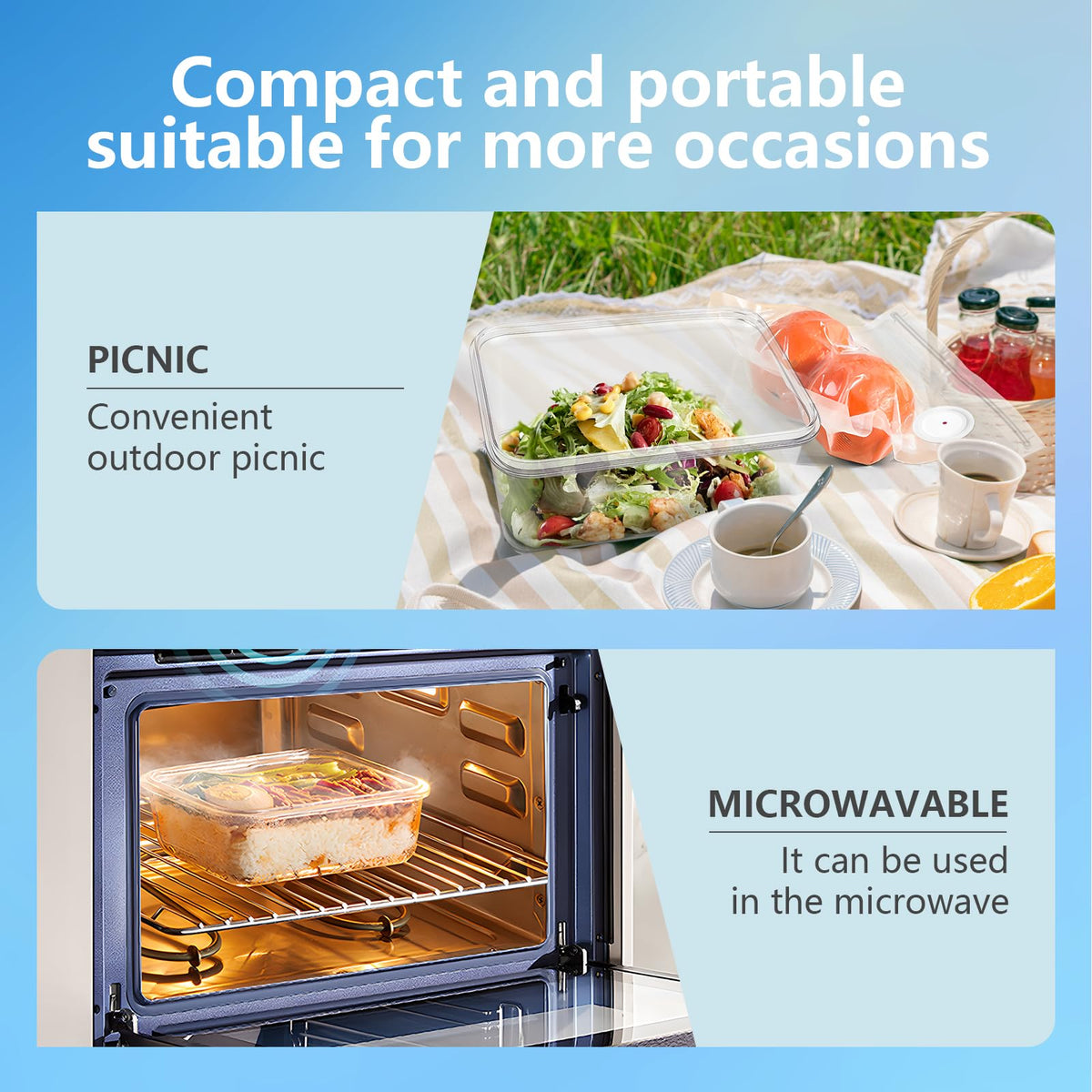 Vixino Vacuum sealer for food, handheld vacuum sealer+ 3 vacuum containers