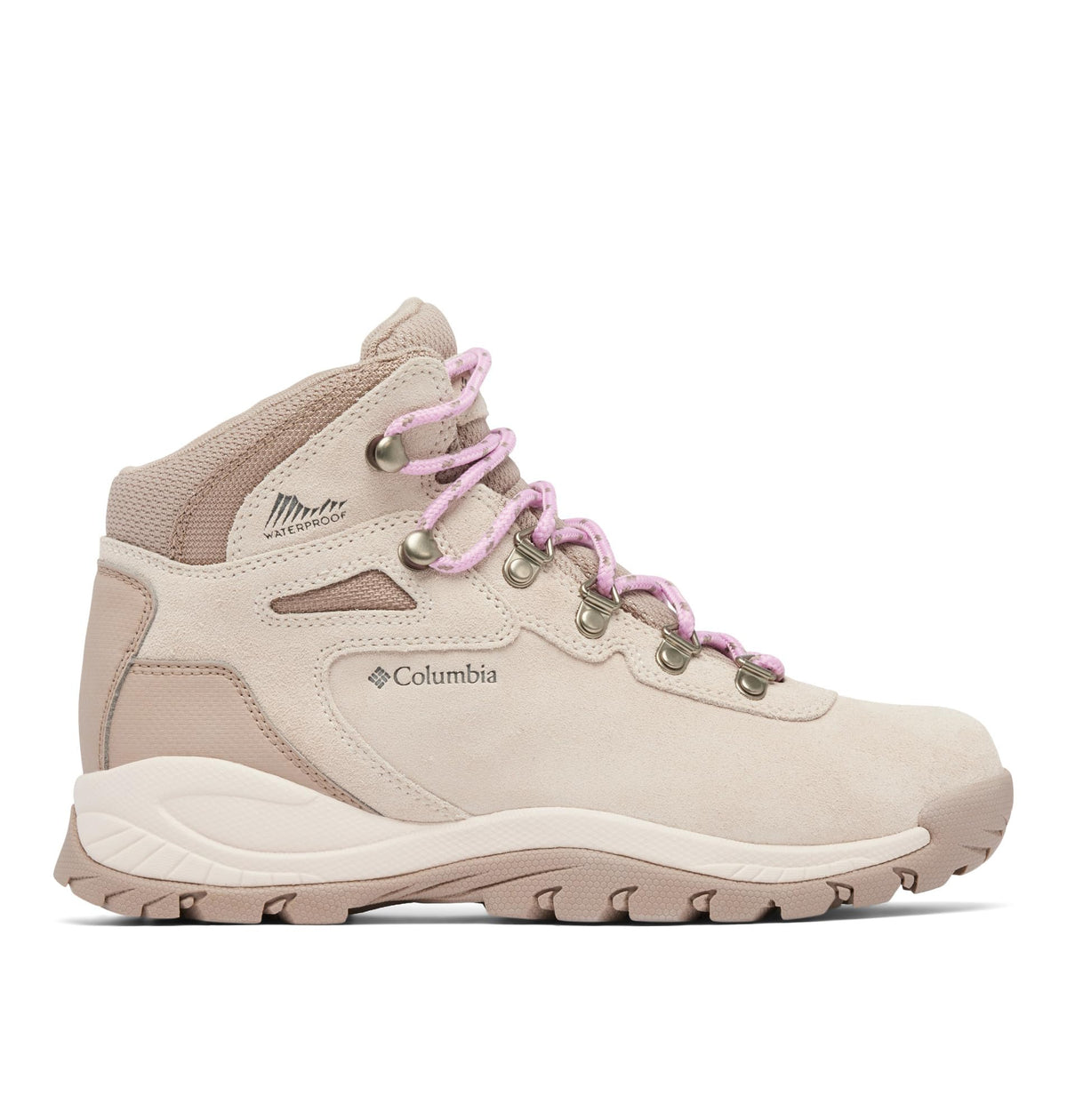 Columbia Womens Newton Ridge Plus Waterproof Amped, Dark Stone/Cosmos, 12