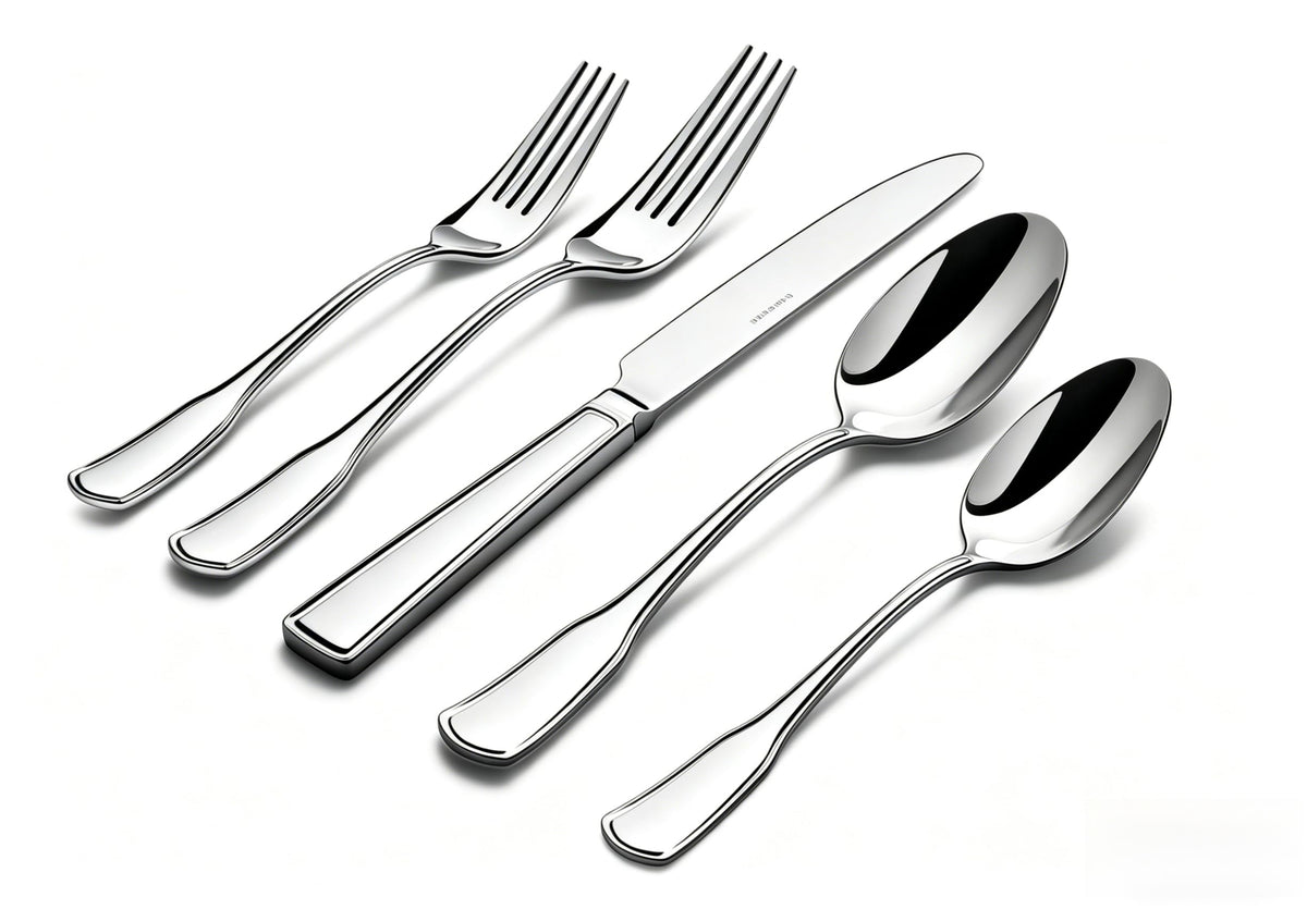 KINGSTONE 20 Piece Silverware Set for 4, 18/10 Stainless Steel