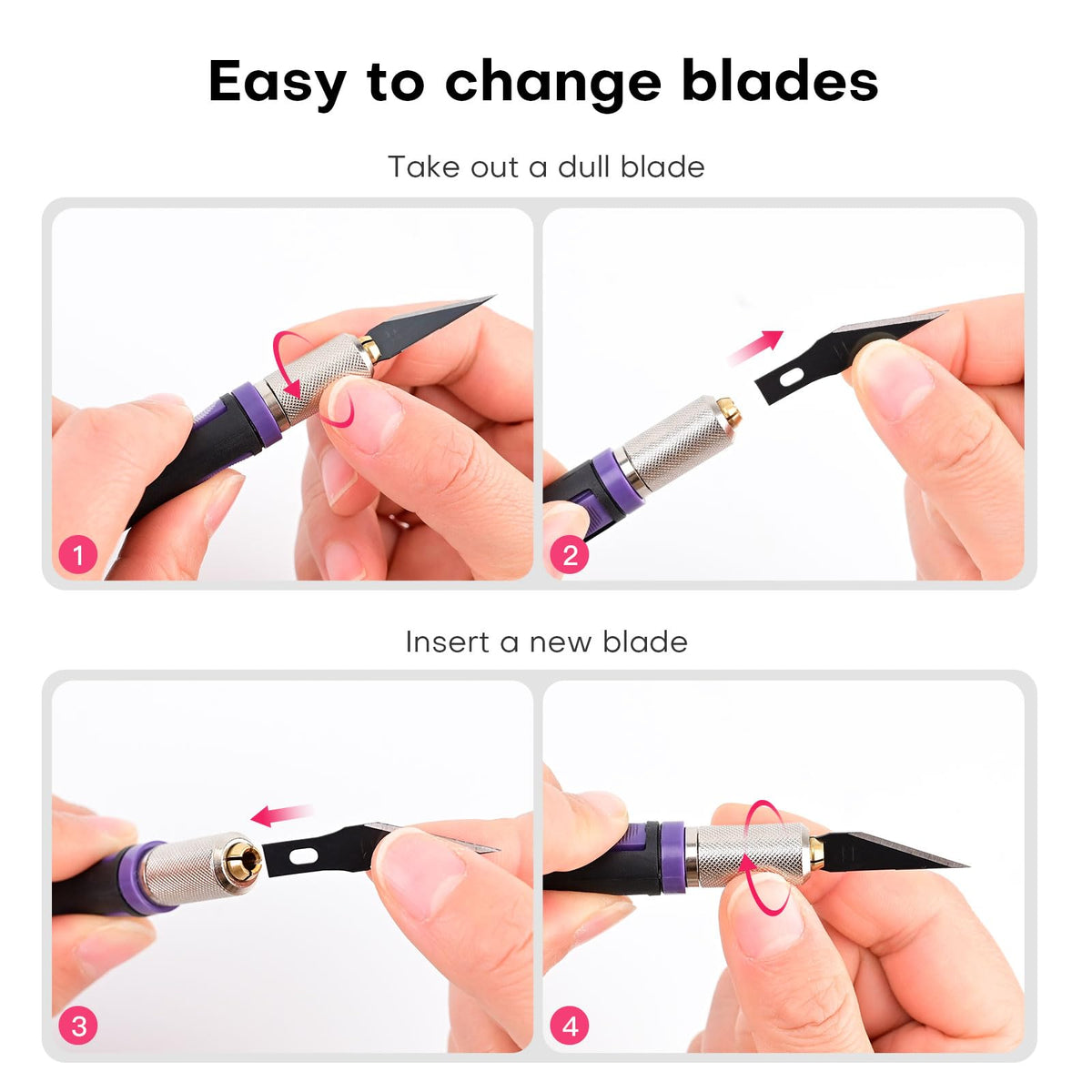 NEWISHTOOL Wallpaper Smoothing Tool for Applying Peel and Stick Contact Paper, Vinyl Backsplash Tile Wallpaper Tools with Sponge Seam Roller, Purple Smoother, Felt Squeegee, Precision Cutting Knife