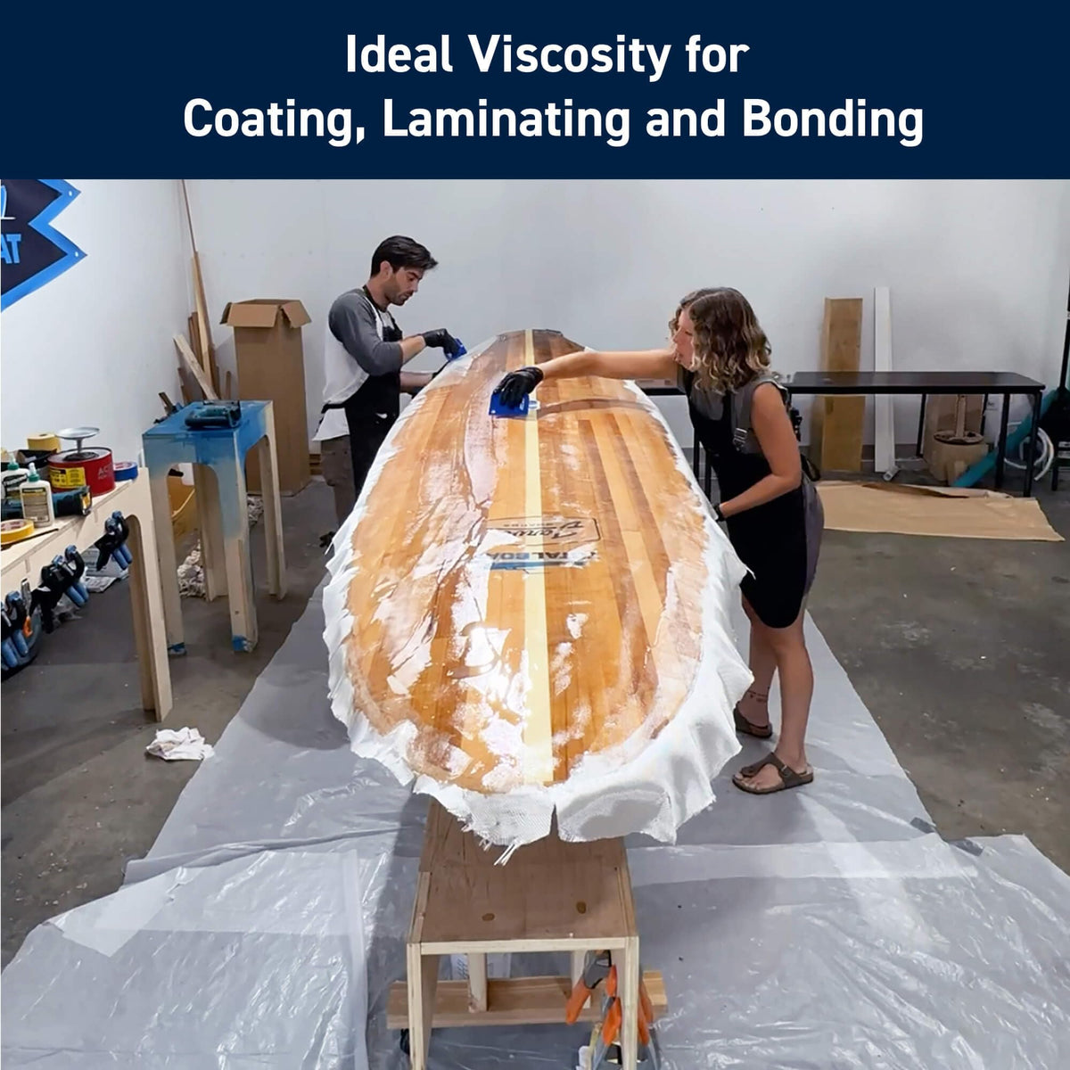 TotalBoat 5:1 Marine Epoxy Resin Kit for Bonding, Filleting, Coating, and Laminating - Use for Fiberglass, Wood, Carbon Fiber, Boat Building, Repairs, Woodworking (Quart, Slow Hardener, Pumps)