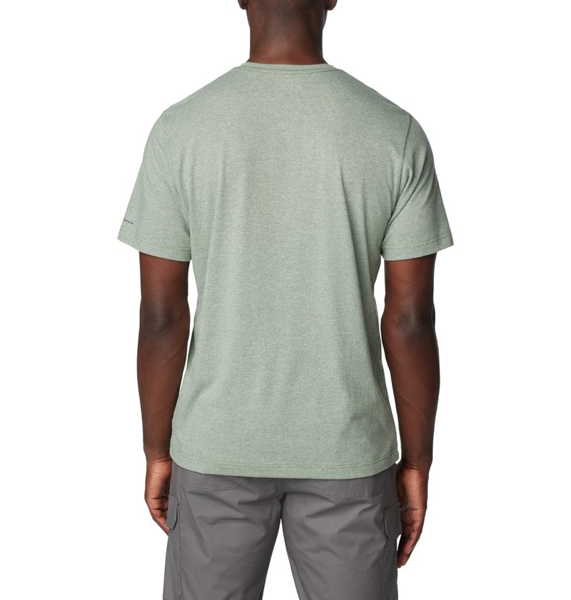 Columbia Men's Thistletown Hills Short Sleeve, Canteen Heather, Small