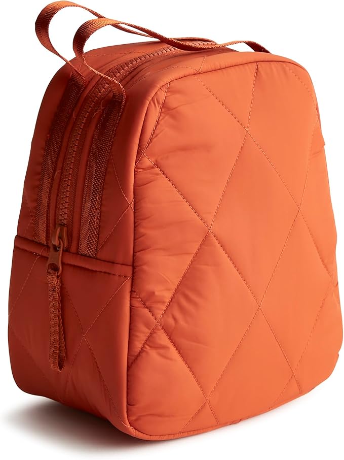 Vera Bradley Women's Featherweight Lunch Bag, Potter's Clay, One Size