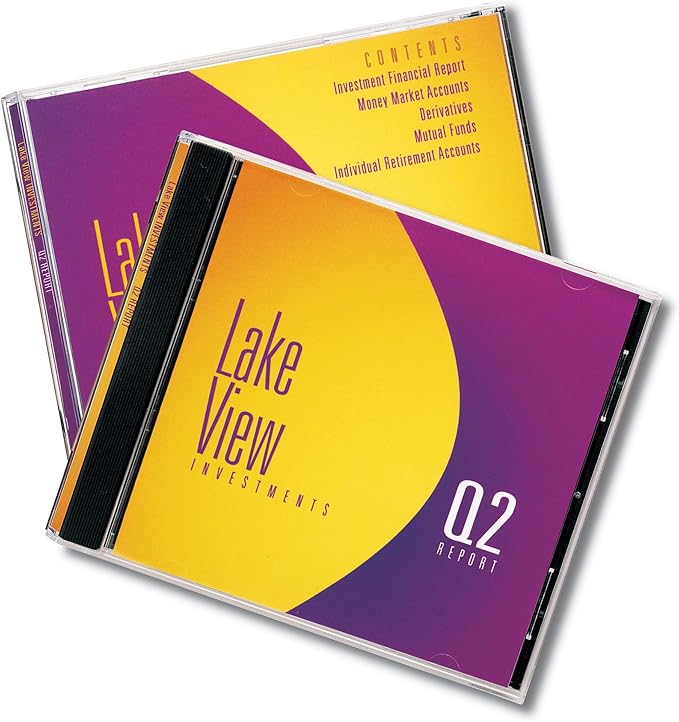 Avery Printable CD Jewel Case Inserts, Matte White, Laser & Inkjet Printer Compatible, 20 Standard and Slimline Inserts, Ideal for CDs, DVDs, Presentations, Portfolios, and More (8693)