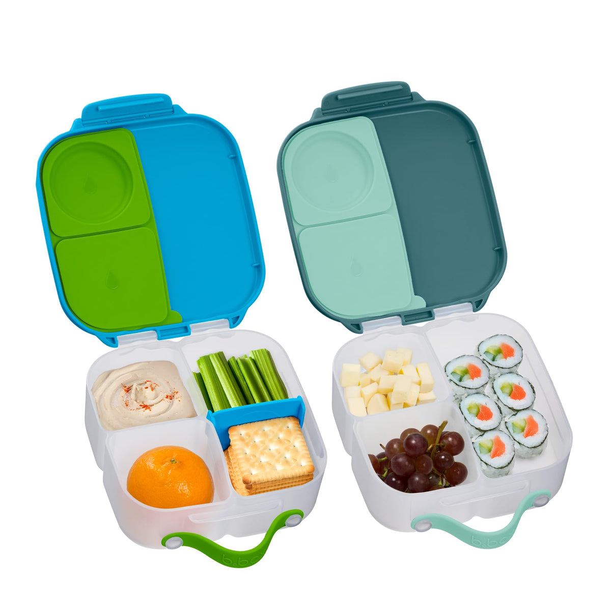 b.box Mini Lunch Box, Snack Containers for Kids, 4.25 Cup