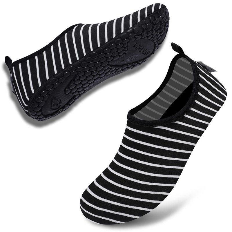 VIFUUR Water Sports Unisex Shoes BlackStripes - 11-12 W US / 9.5-10.5 M US (42-43)
