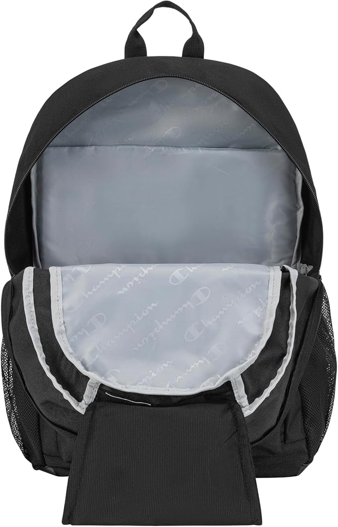 Champion Bungee Backpack, Black, OS