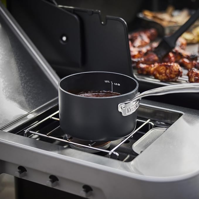 Weber Genesis S-335 Liquid Propane Gas Grill for Outdoor Cooking, 3 Burners and 1 Side Burner, Stainless Steel