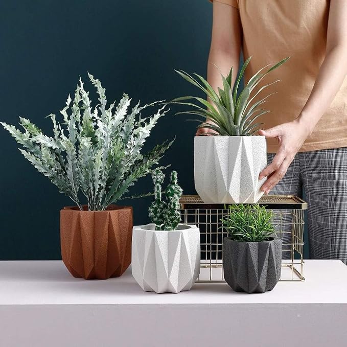 Outdoor Succulent Plantpot Cactus Plant Container Cement Flowerpot Container