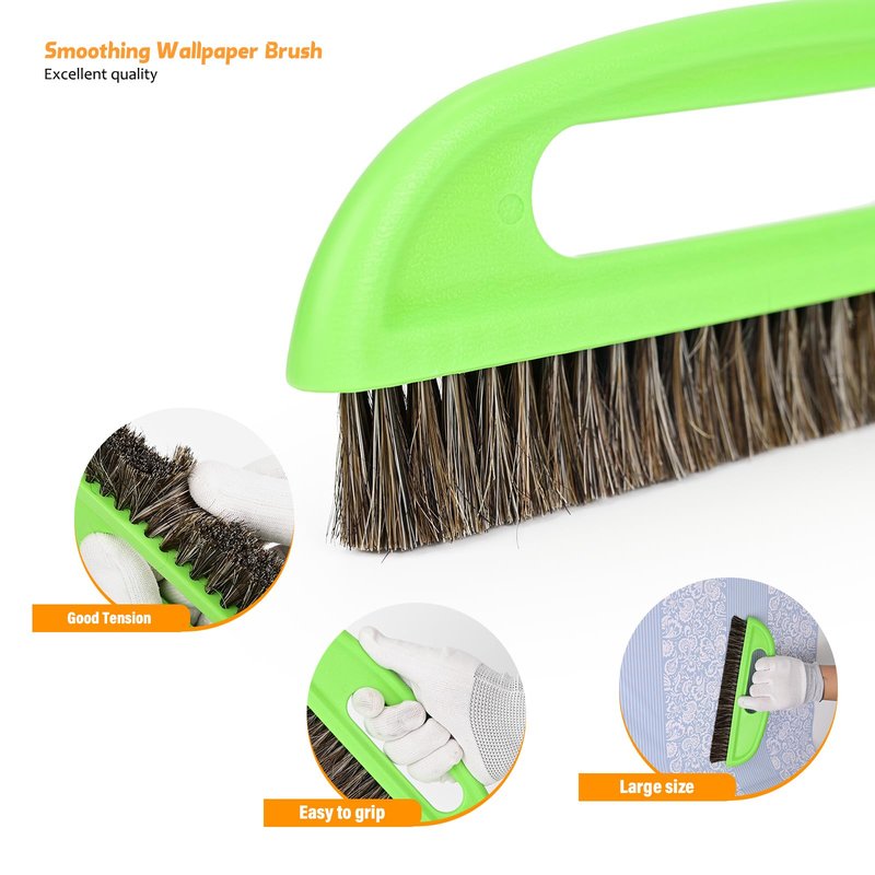 EHDIS Wallpaper Smoothing Tool Kit Wallpaper Smoothing Brush Wallpaper Squeegee Seam Roller for Applying Peel and Stick Wallpaper, Vinyl Backsplash Tile,Smoothing Wallcovering