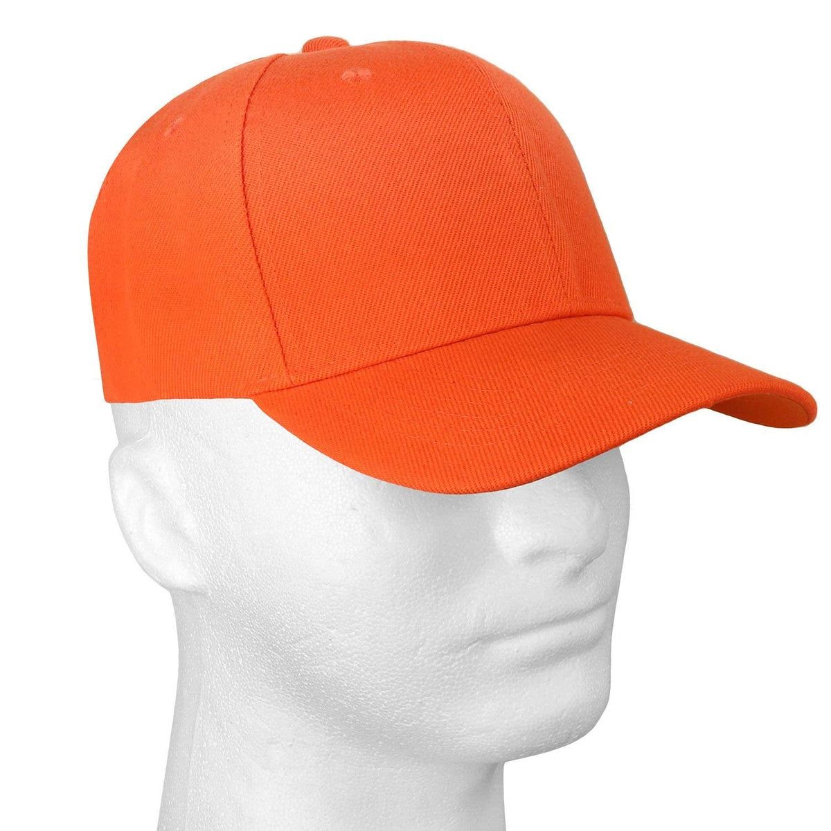 Falari Baseball Cap Adjustable Size for Running Workouts and Outdoor Activities All Seasons (1pc Orange)
