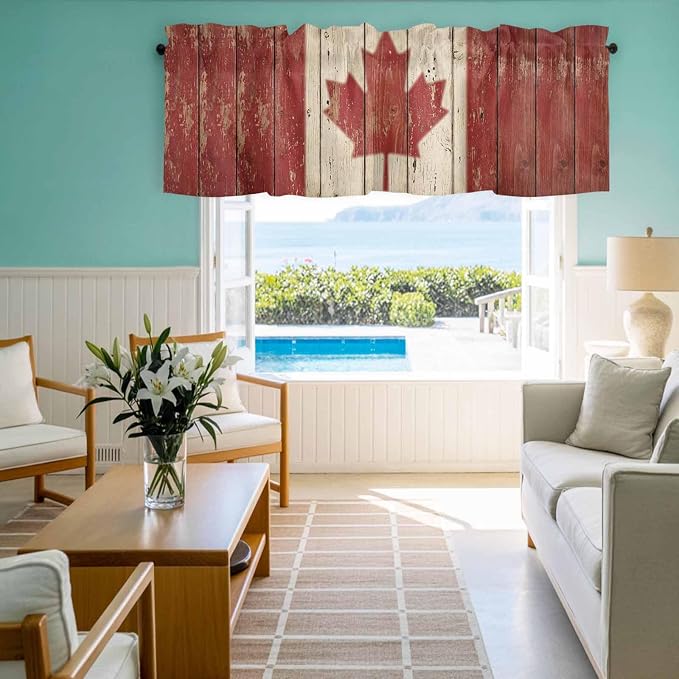 Canada Curtain Valances for Windows, Kitchen Valance Window Treatment