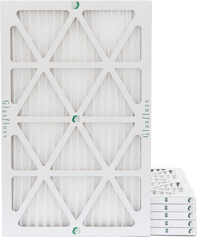 Glasfloss ZL 17x22x1 MERV 10 AC Furnace Air Filters.. Actual Size: 16-1/2 x