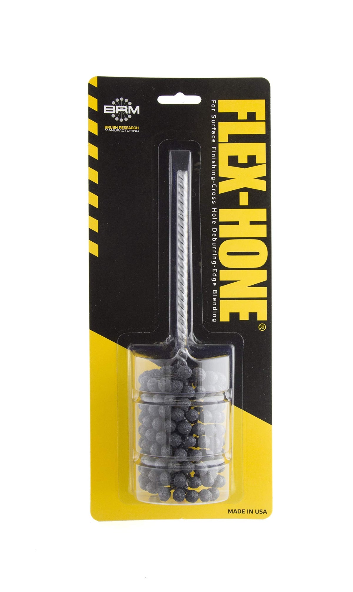 Brush Research BC17812 FLEX-HONE®, 1-7/8" (47.6mm) Diameter, 120 Grit, Silicon Carbide, For Mild Steel, Stainless Steel, Cast Iron and Softer Ferrous Materials