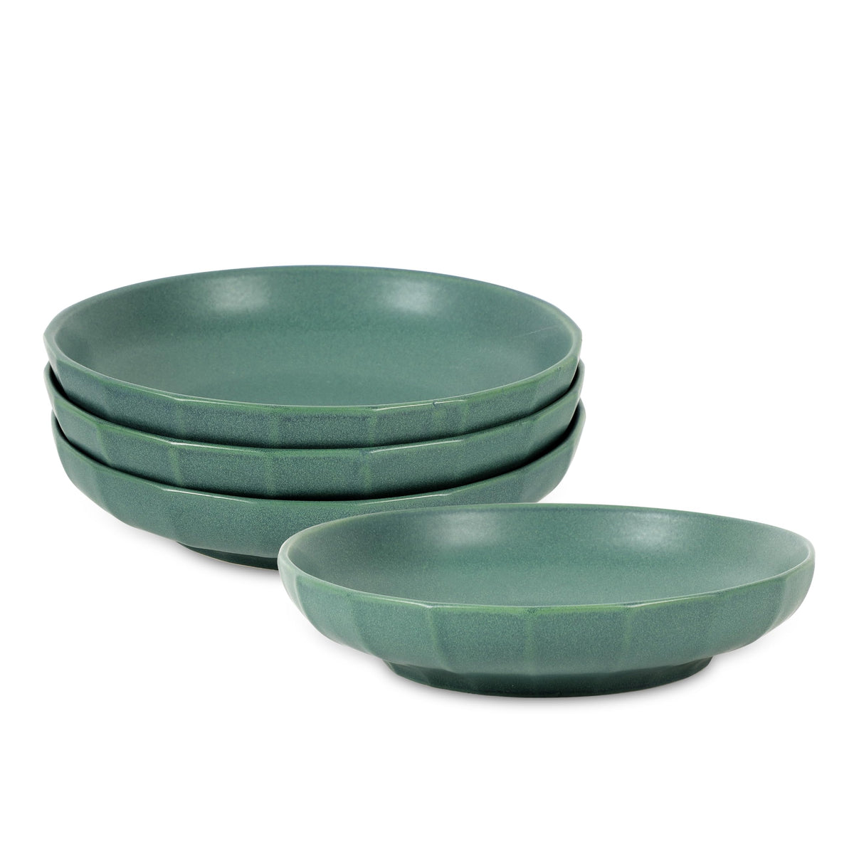 Stone Lain Rio 4-Piece Pasta Bowl Set Stoneware, Black