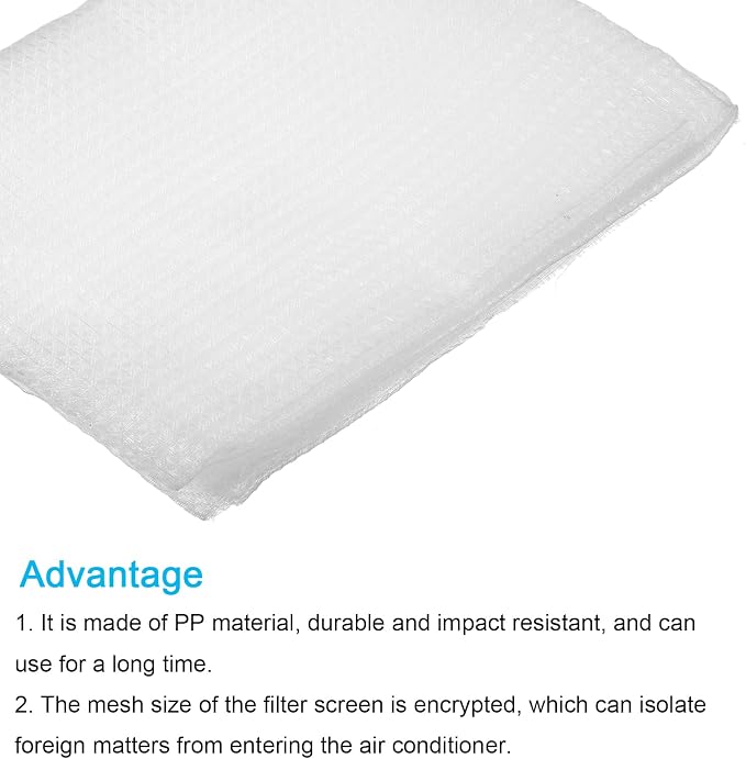 PATIKIL 47" x 39" Air Conditioner Air Filter Material, Plastic Dustproof