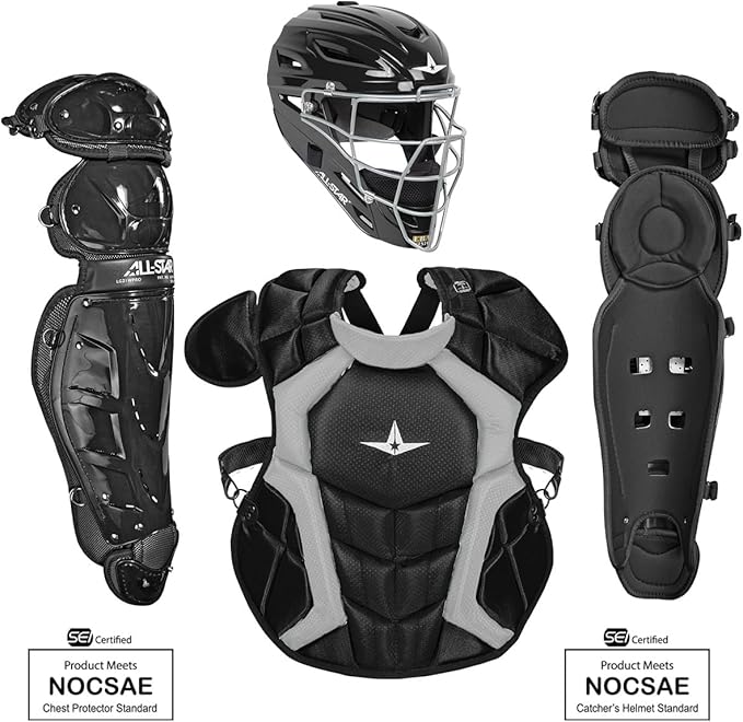 All-Star Certified NOCSAE Classic Professional Catcher's Kit