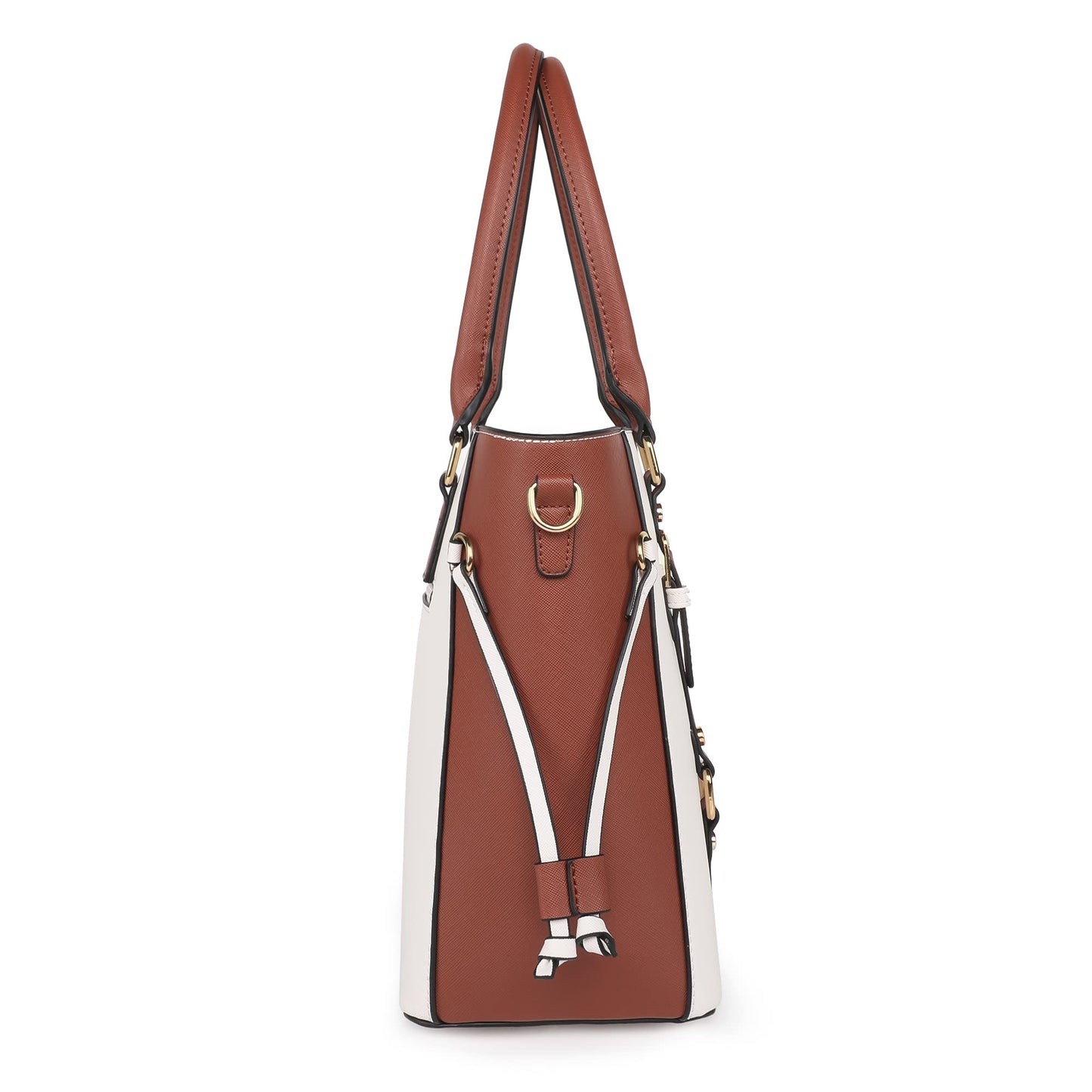 Montana West 3PCS Purses for Women Tote Bag and Wallet Set Shoulder Satchel Crossbody Bags Leather Handbag for Gift Travel Casual Work MWC3-C032WABR