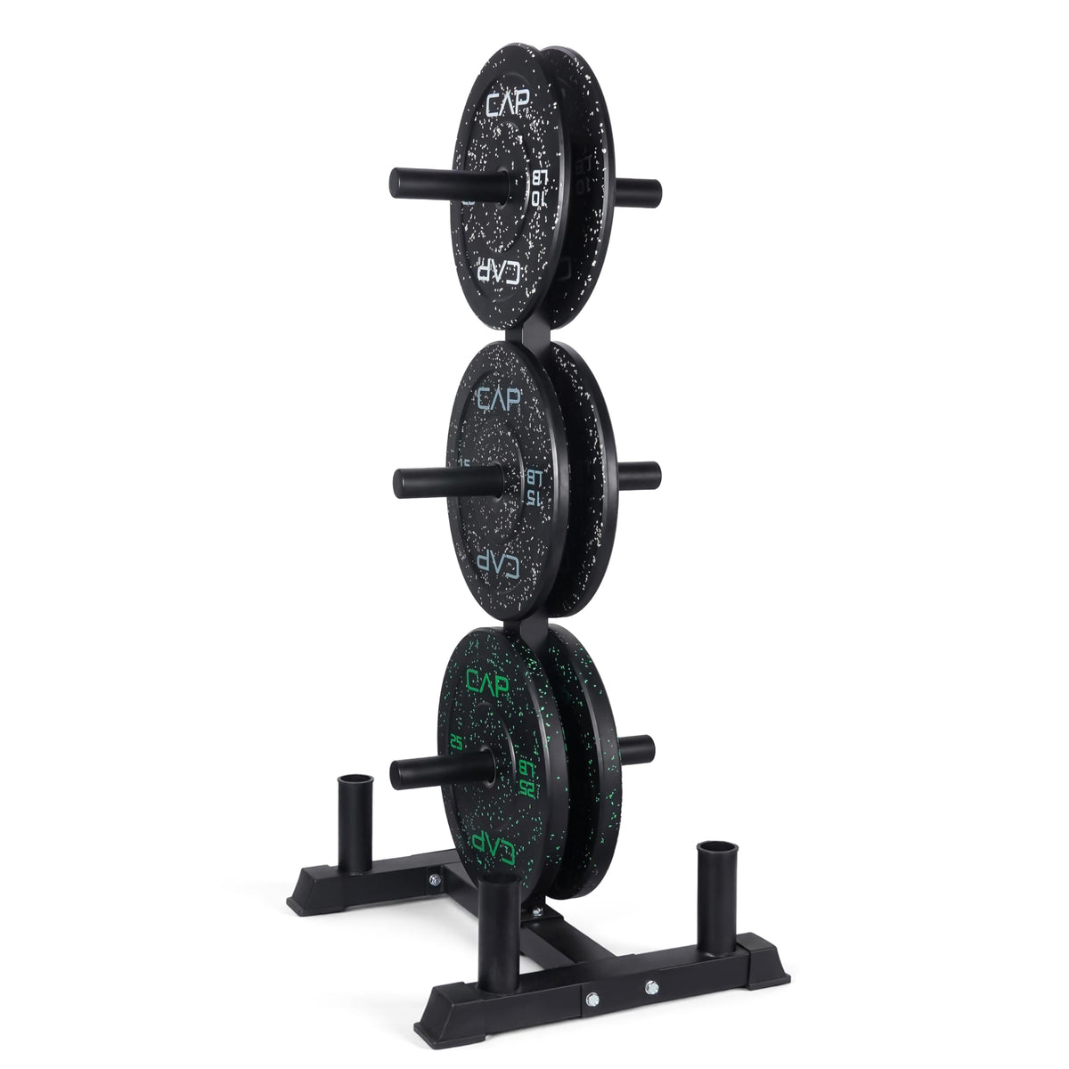CAP 260lb Competition Olympic Bumper Plate Weight Set