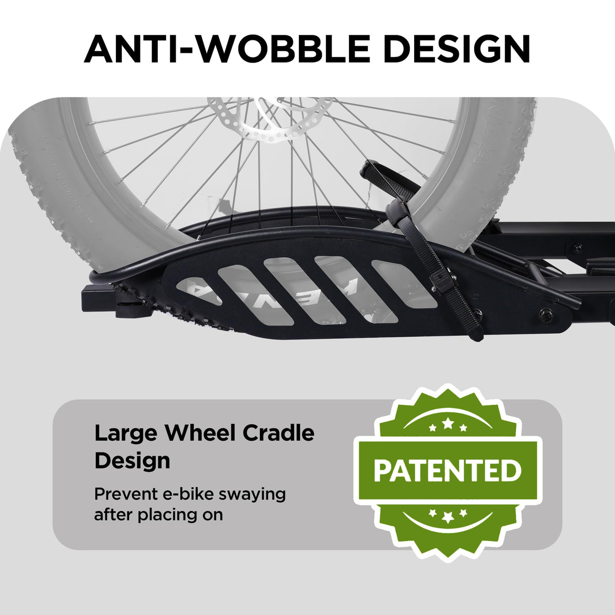 Young Hitch Mounted 2-Bike Rack with Two Posts for Standard, Mountain, Fat Tire Bikes, fit Car, SUV, Van, RV, Trailer, 200 lbs. Capacity