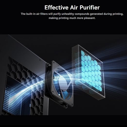 Creality Activated Carbon Air Filter, 3D Printer Accessories Cavity Air Filter