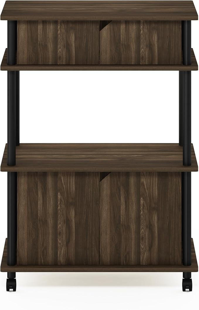 Furinno Turn-N-Tube 3-Tier Toolless Multipurpose Printer Stand Display Storage Shelf
