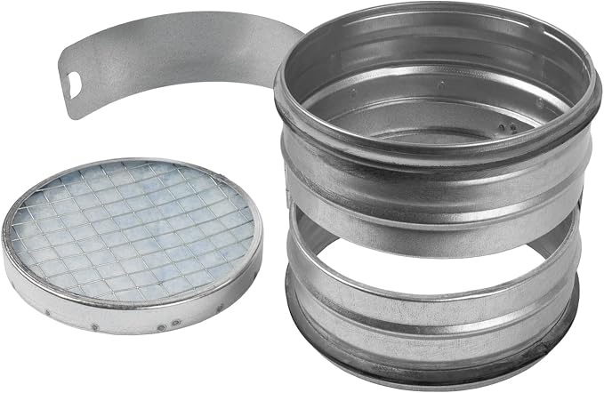 6" Inch Inline Round Duct Filter