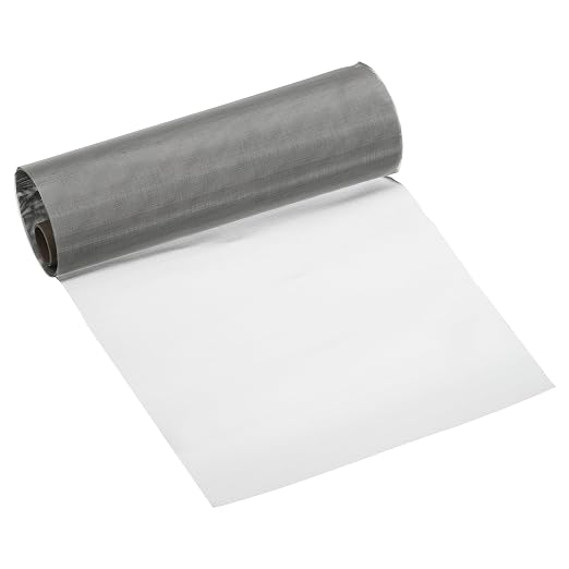PATIKIL 40" L x 10" W Woven Wire Mesh, 60 Mesh 316L Stainless Steel Air Vent