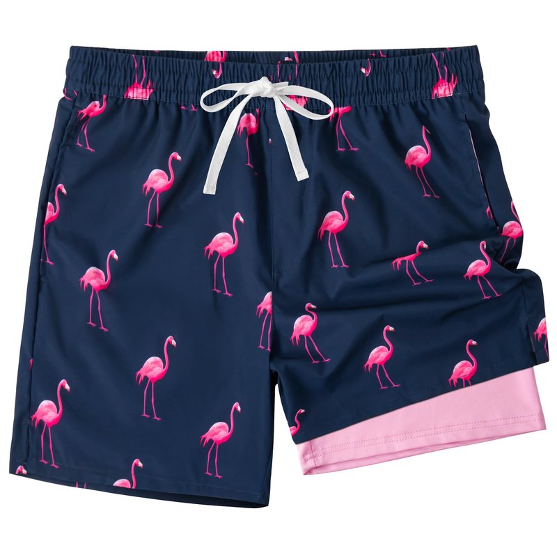 XOMZG Men's Swim Trunks，Mesh Lining Quick Dry with Pockets Beach Shorts Hawaiian