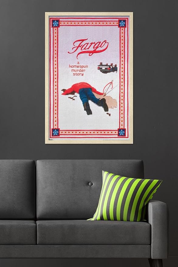 Fargo (1996) - One Sheet Wall Poster, 34L" x 22.4W", Blonde Framed Version