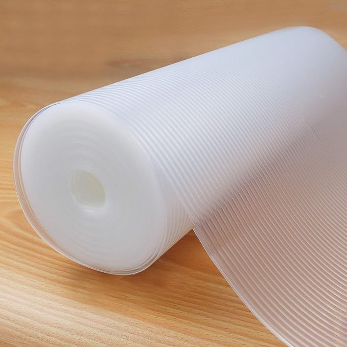 Shelf Liner, Non-Slip Cabinet Liner, Washable Oil-Proof for Kitchen Cabinet, Shelves, Refrigerator, Storage, Desks, 22 Inches x 20 FT, Non Adhesive Drawers Liner… (22 Inches x 20 FT, Thickened)