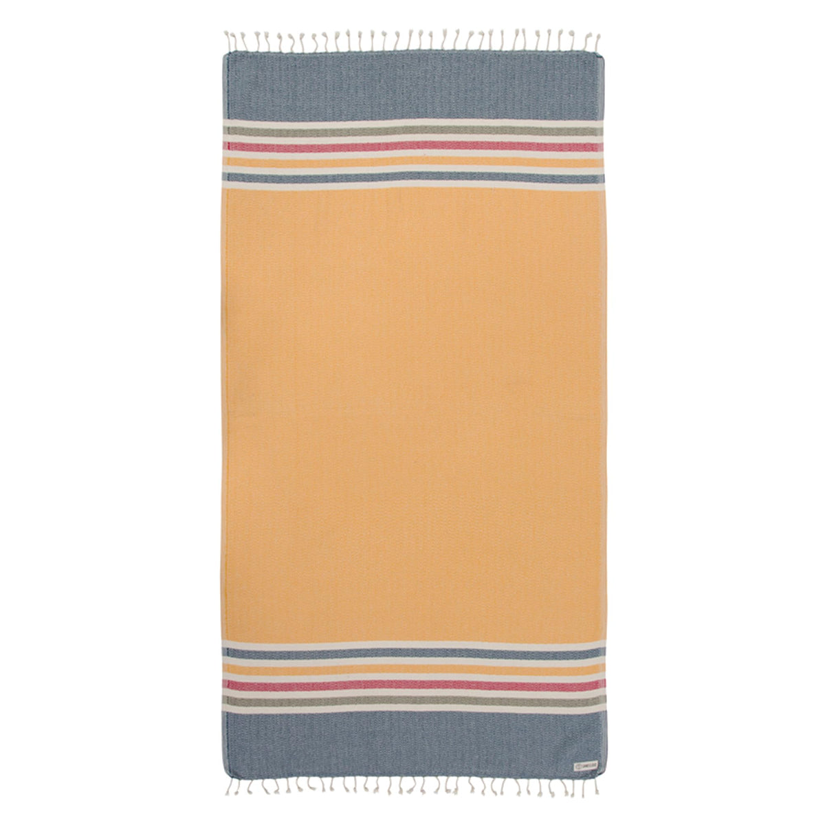 Sand Cloud Turkish Beach Towel - Sand Resistant - Fast Drying -100% Certified Organic Turkish Cotton Yarn - Great for Beach Bath or as a Blanket - As Seen on Shark Tank - Chains (Honey)