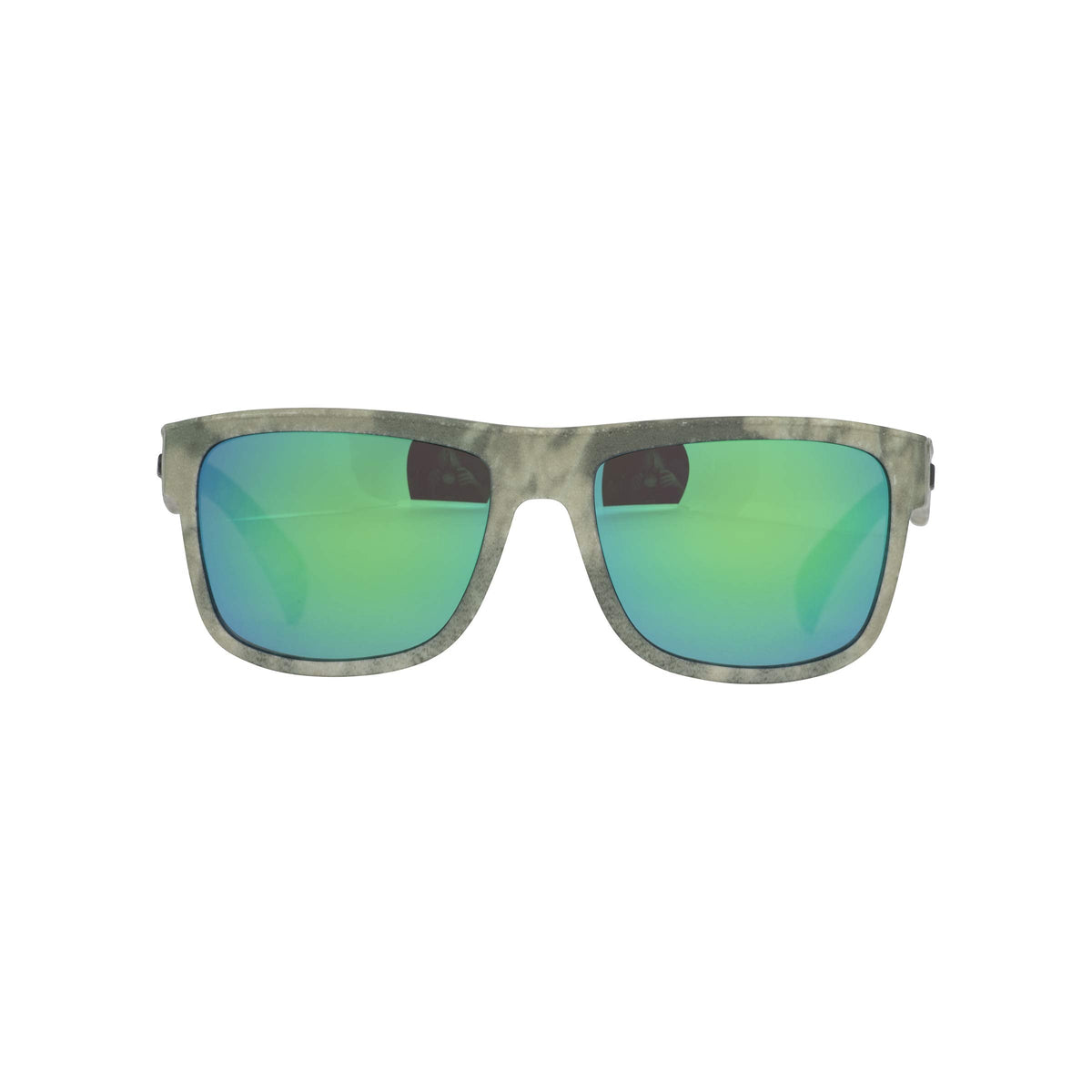 HUK Sunglasses, Polarized Lens Eyewear with Performance Frames, Fishing, Sports & Outdoors Sunglasses, (Clinch) Green Mirror / Southern Tier Subphantis, Medium/Large