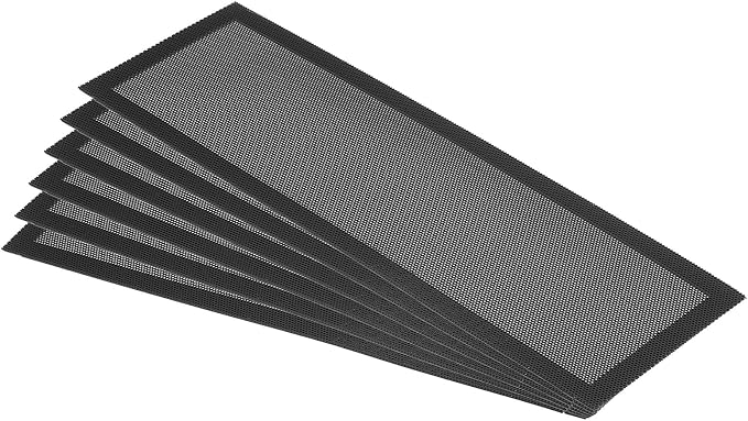 PATIKIL 4"x12" Magnetic Vent Cover, 6 Pack Floor Wall Air Registers Cover