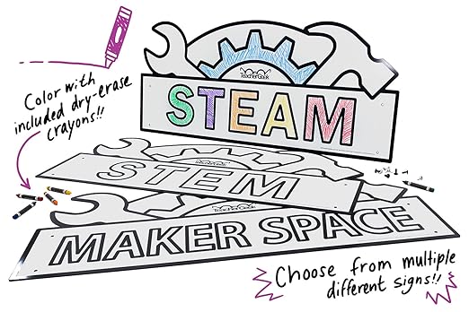 Maker Cart 2.0; Portable Maker Space with Curriculum & Activities for Classrooms & Schools (Elementary, Middle, High); Teacher Designed Science, Engineering, STEM, STEAM, DIY, NGSS Projects