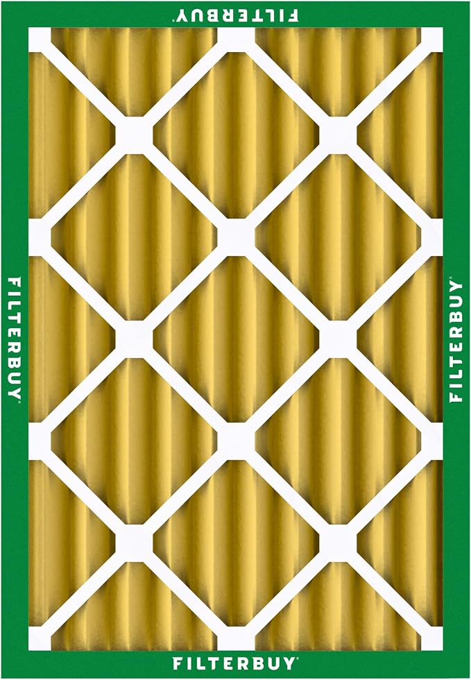 Filterbuy 14x20x4 Air Filter MERV 11 Superior Pet & Allergy Defense,