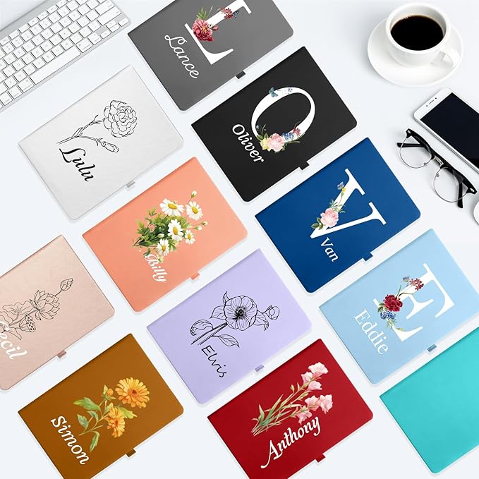 Customizable Notebook with Pen- Personalized Notebook Bulk Cover with Any Design - A6/A5 192 Lined Pages Journaling Notebooks for Work School Business Church