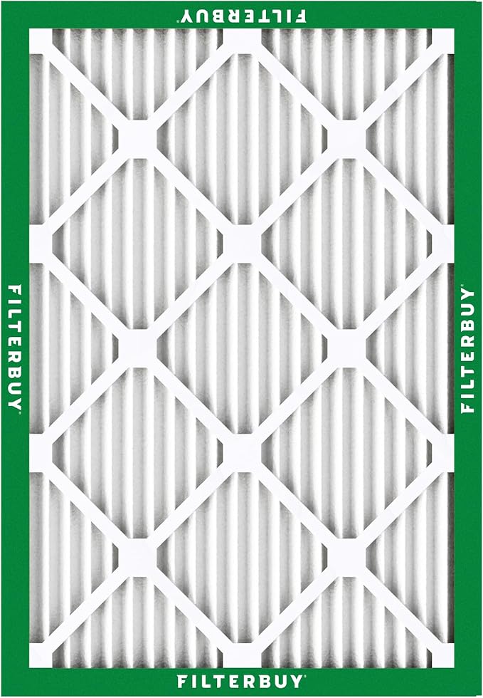 Filterbuy 16x21x1 Air Filter MERV 8 Essential Dust & Allergy Defense,