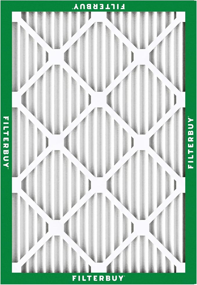 Filterbuy 25x29x1 Air Filter MERV 8 Essential Dust & Allergy Defense,