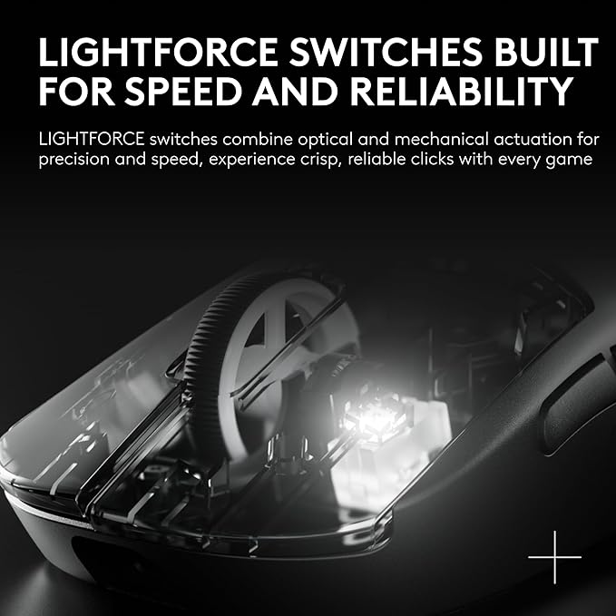 Logitech G PRO X Superlight 2c Wireless Gaming Mouse, 51 g pro-Grade Compact Mouse with 5 programmable Buttons, USB-C Charging, 44K DPI Sensor, up to 8 kHz Polling for PC/Mac - Magenta