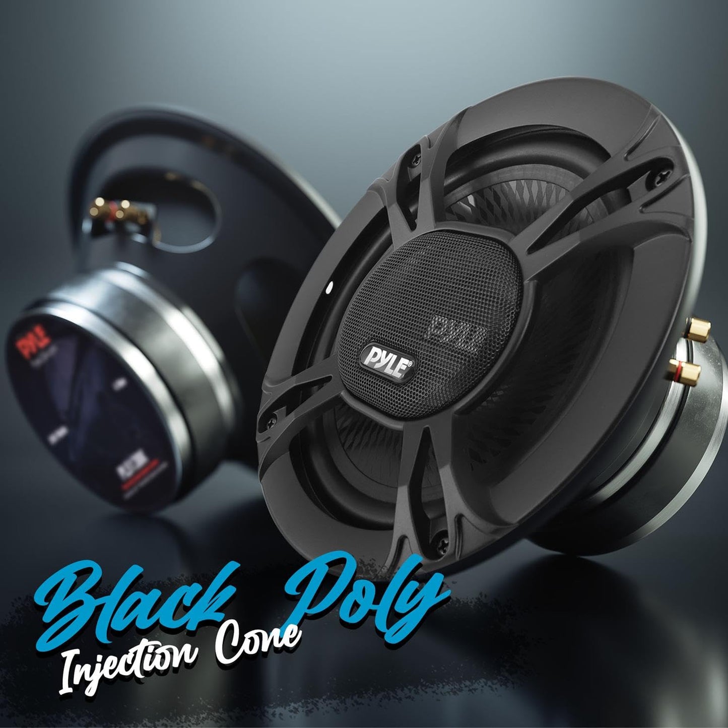 Pyle 3-Way Universal Car Stereo Speakers-240W 5.25" Triaxial Loud Pro Audio Car Speaker-Universal OEM Quick Replacement Component Speaker Vehicle Door/Side Panel Mount Compatible PL513BK (Pair), Black