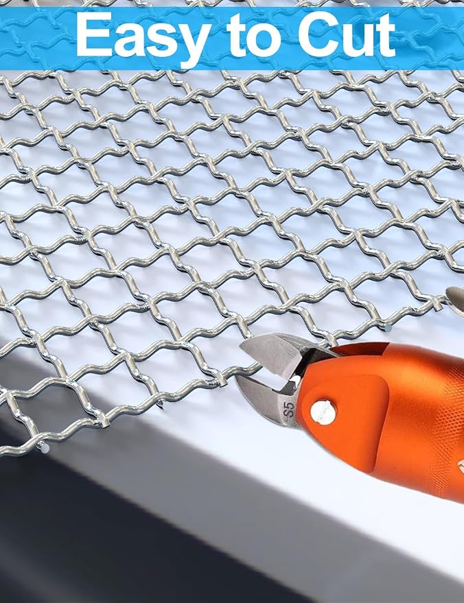 4Pack 5Mesh 10'' x 14'' Wire Mesh Screen, 304 Stainless Steel Anti-Rusted Mesh